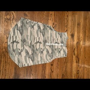 Burn Boot Camp Camo Tank - Art on Back - Womens Small